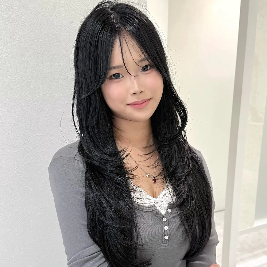 ロング 韓国𝐻𝑎𝑖𝑟 🇰🇷🖤ハラのヘアスタイル