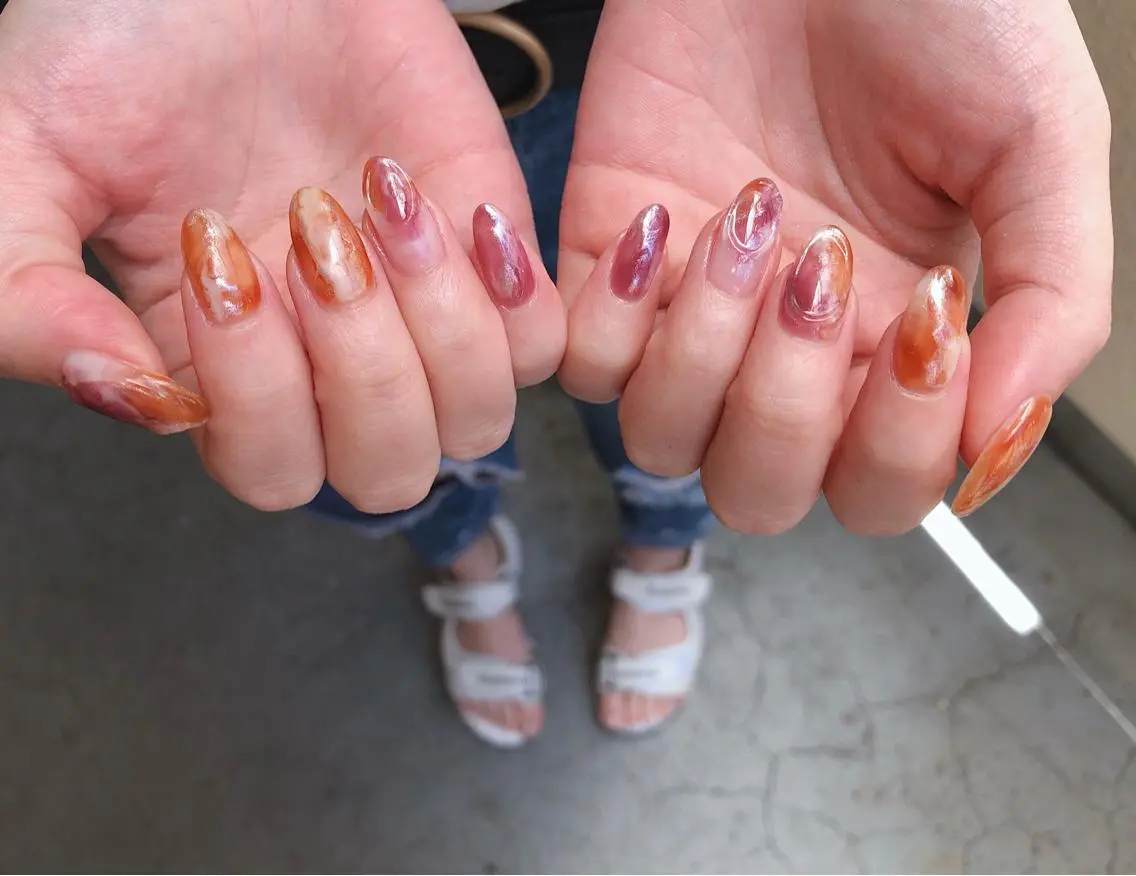 ネイル ハンドネイル saki_ nail heronのネイルデザイン