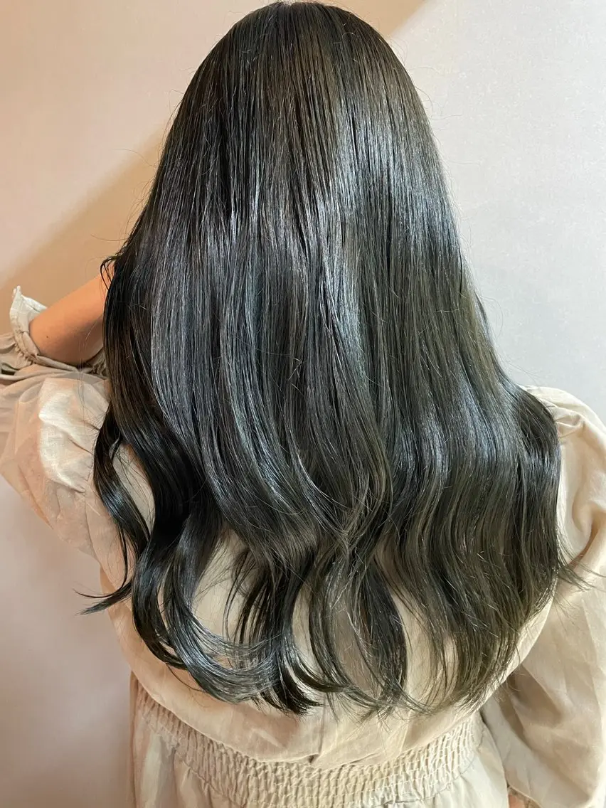 セミロング カラー 向日葵🌻 /レディースカットのヘアスタイル