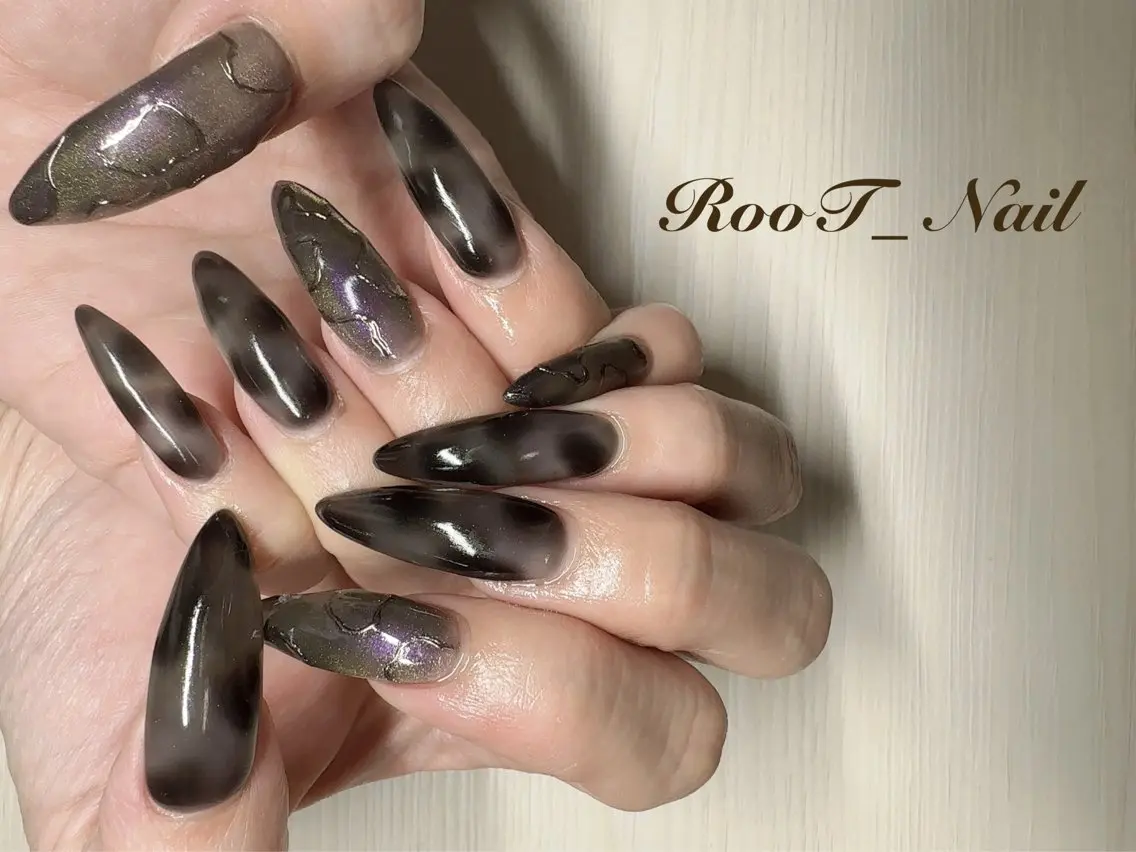 ネイル マグネットネイル ハンドネイル RooT Nailのネイルデザイン