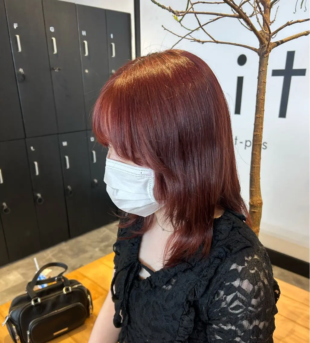 カラー ピンクカラー ヘアカラー 🍒ひより🍒 モデル様募集中🌟のヘアスタイル