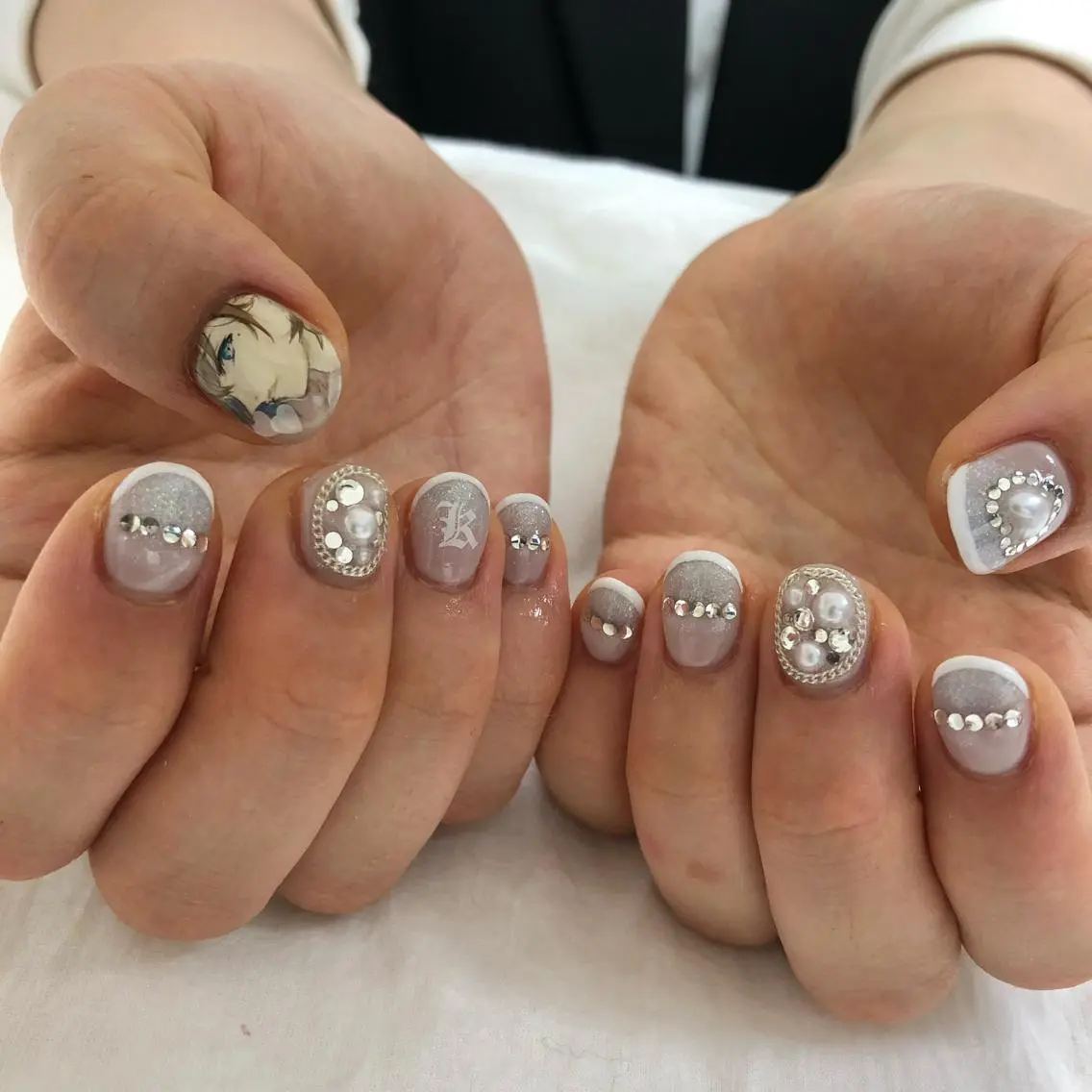 ショート ハンドネイル 池袋痛ネイル Nok. 渡辺のネイルデザイン