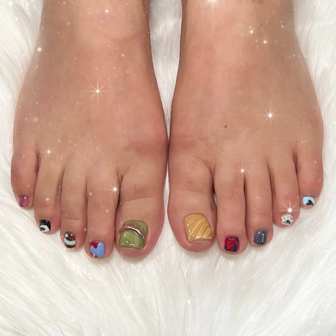 ネイル フットネイル spica nail meguのネイルデザイン
