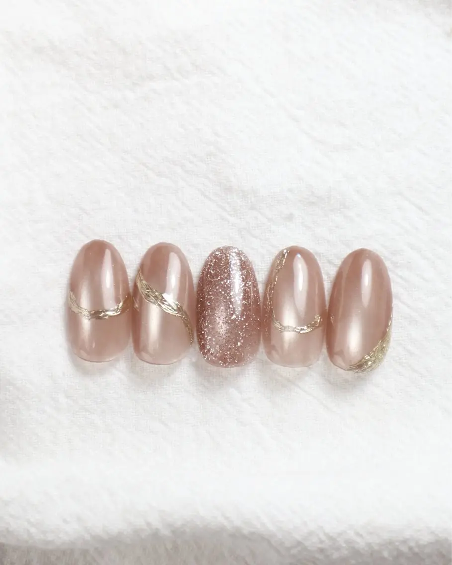 ネイル オフィスネイル ハンドネイル Luce nail 🫧なるみのネイルデザイン
