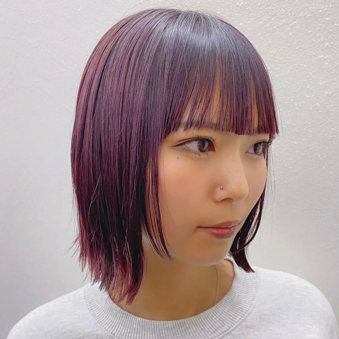 ショート カラー カット ヘアカラー トリートメント 似合わせレイヤー/ ケアパーマ/高倉のヘアスタイル