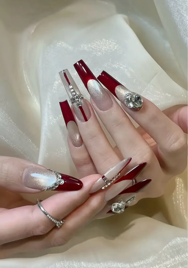 ネイル 長さ出し フットネイル ジェルネイル 韓国ネイル マグネットネイル YMT NailStudioのネイルデザイン
