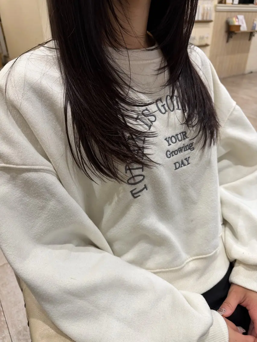 ロング カラー 髪質改善 レイヤーカット ロング カット ヘアカラー 縮毛矯正 トリートメント 新越谷noble店長 松本拓也▶◀*.のヘアスタイル