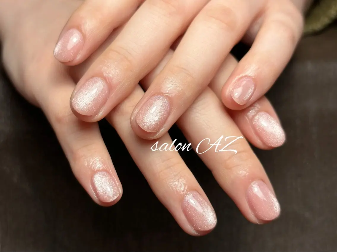 ネイル アートネイル 長さ出し フットネイル フレンチネイル ジェルネイル ハンドネイル salon AZのネイルデザイン