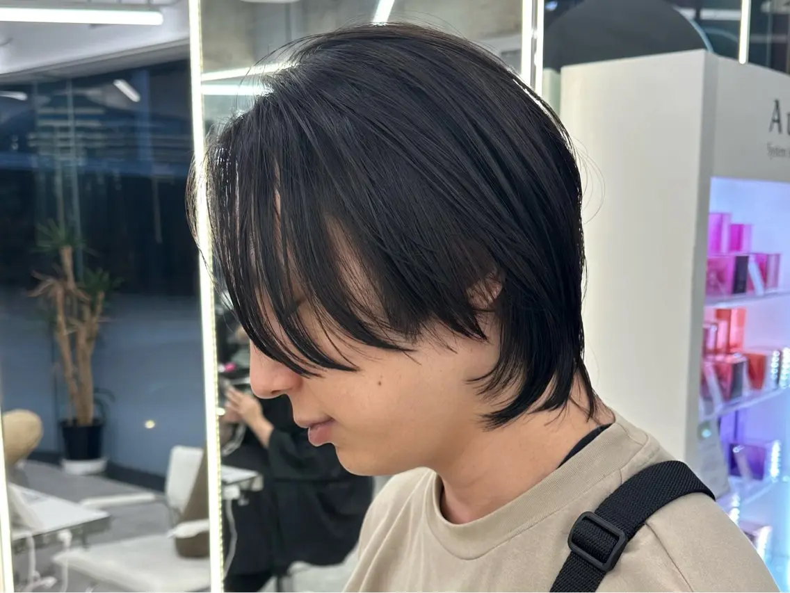 ショート パーマ メンズ Vir by browのヘアスタイル