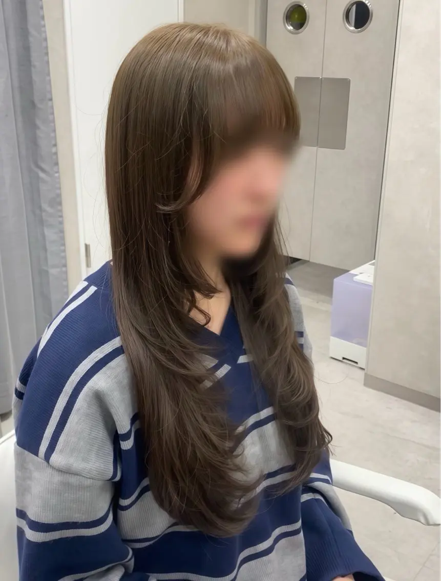 ロング カット ヘアカラー 髪質改善/レイヤー 🫧山本勇輝🫧のヘアスタイル