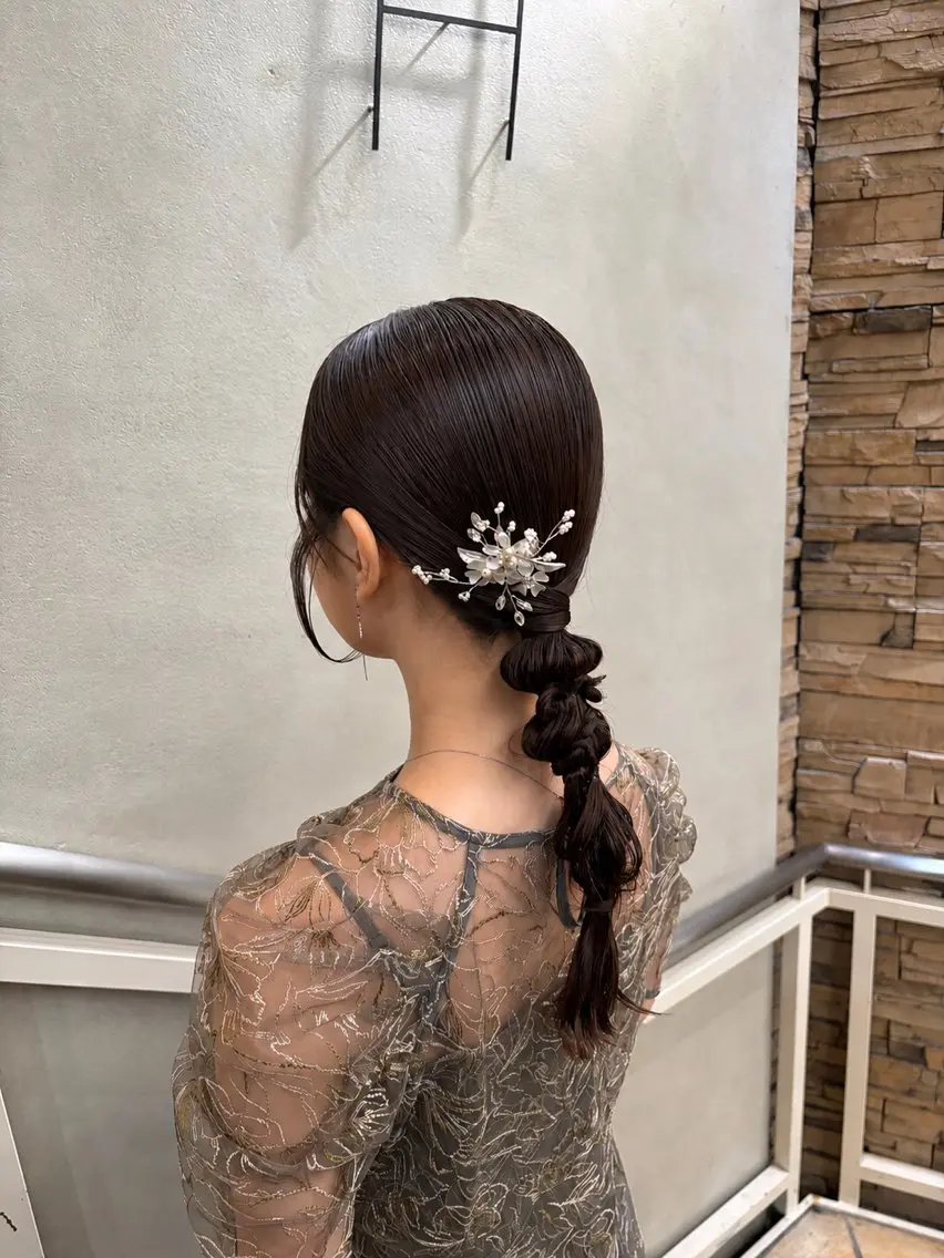 ヘアアレンジ 髪質改善カラー/ モトタニのヘアスタイル