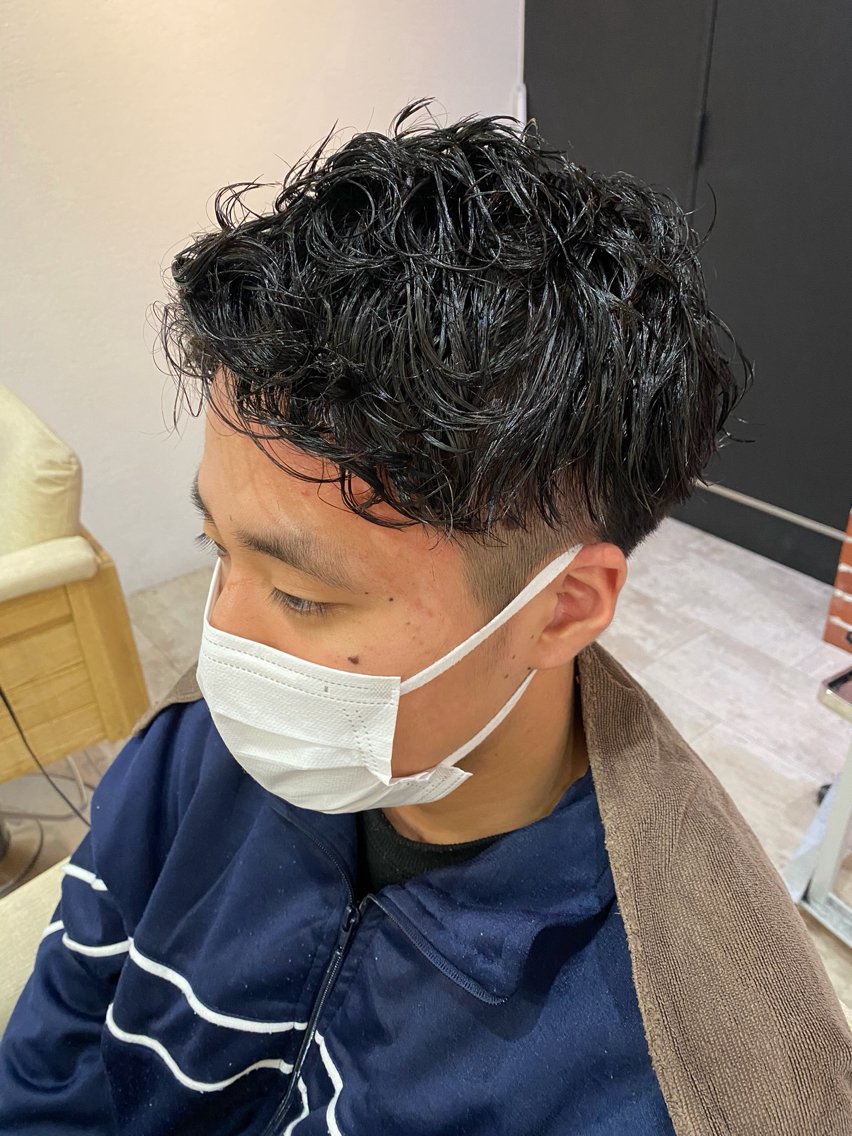 ショート パーマ メンズ ショートヘア カット パーマ トリートメント GAKU【メンズ カット/パーマ】のヘアスタイル