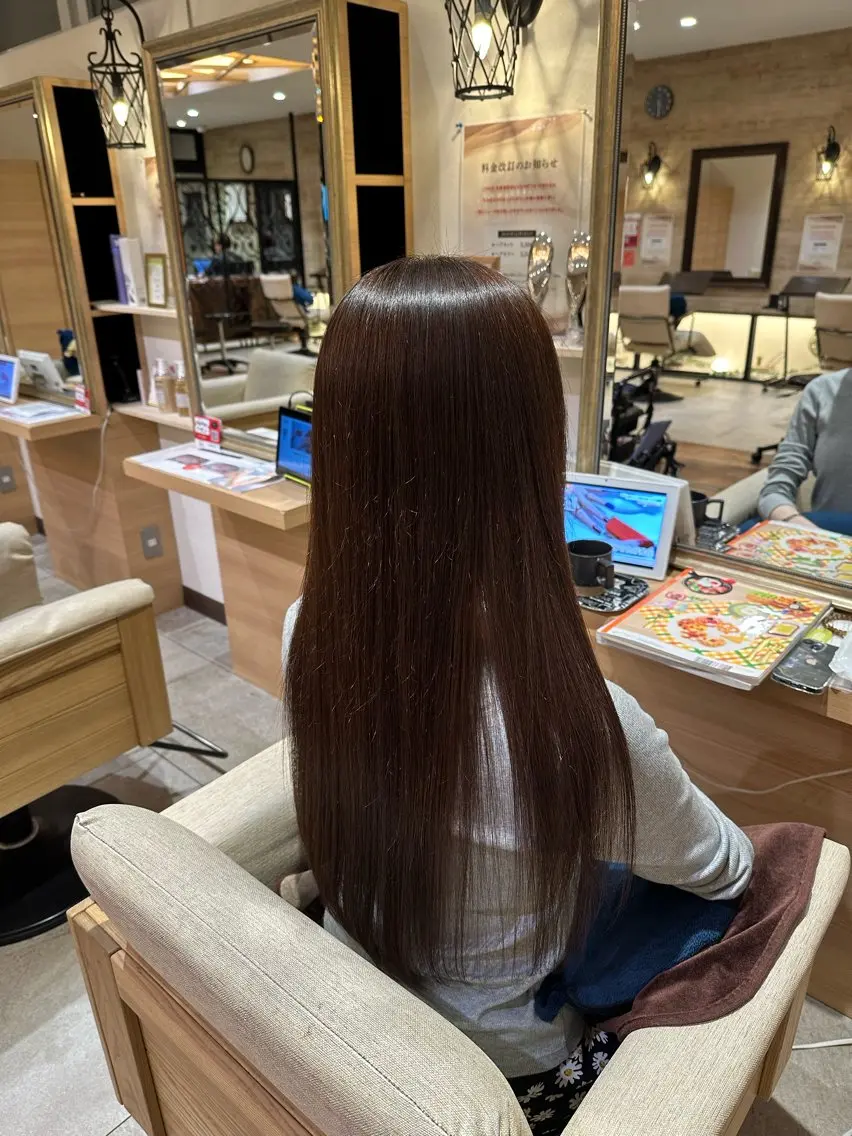 カラー ヘアカラー 工藤 光未のヘアスタイル