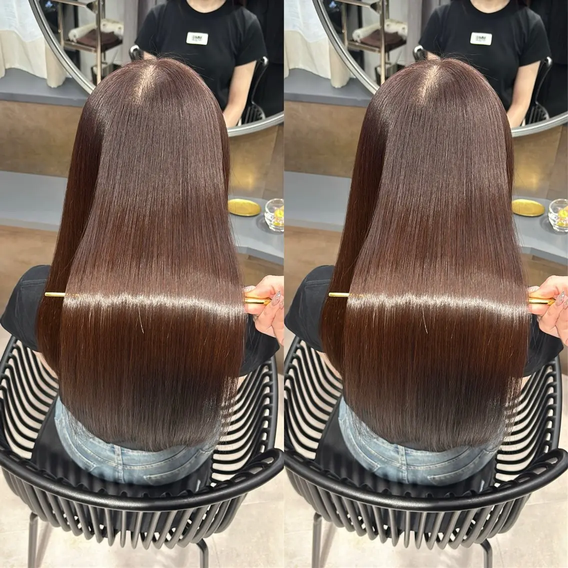 ロング カット ヘアカラー トリートメント 今話題の艶髪矯正 美艶カラー/FUKAのヘアスタイル