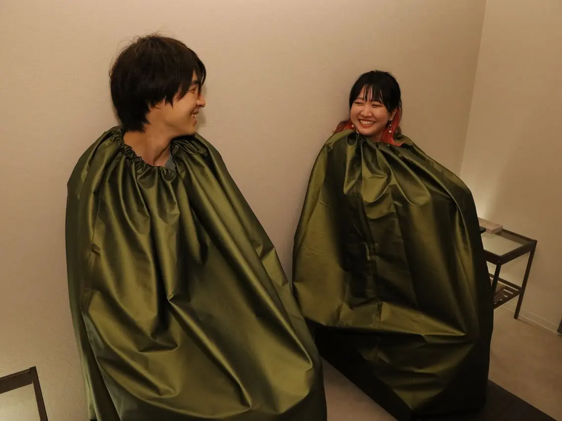 【ペア得プラン】お友達、カップル、ご夫婦でお得によもぎ蒸し♪¥9000→¥8000お二人で健康と美を極めましょう◎の写真