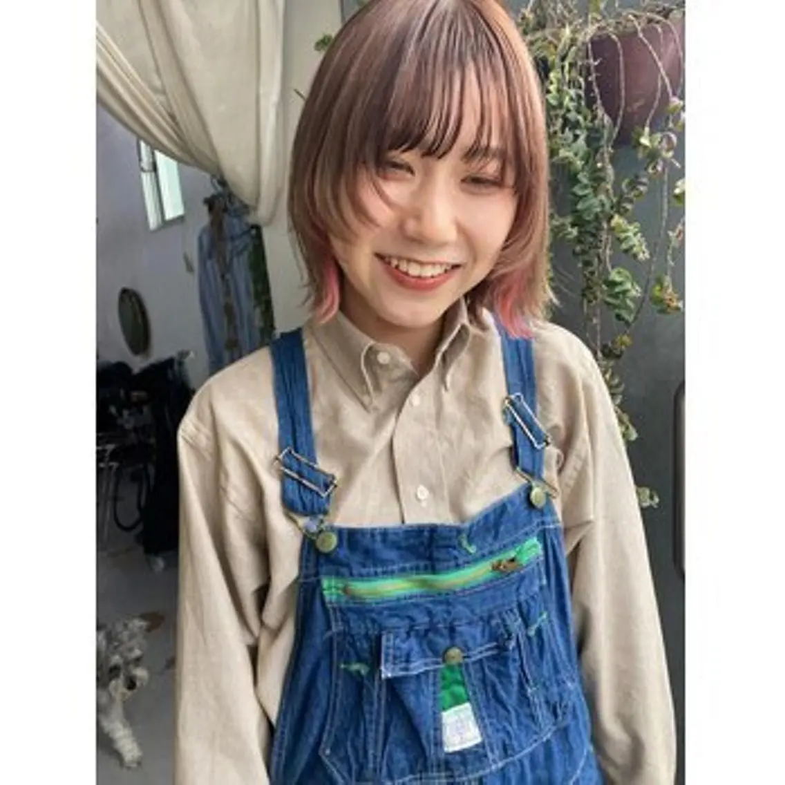 【♦️さりげないアクセントでお洒落に♦️】💫インナーカラー(イヤリングカラー) + カラー +2stepトリートメントの写真