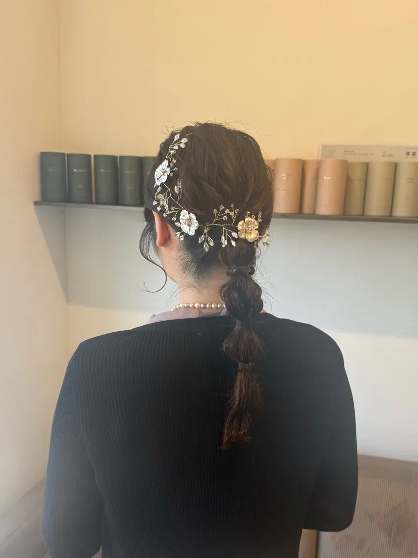 ヘアアレンジ ヘアセット rio ୨୧のヘアスタイル