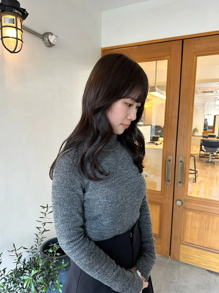 セミロング 縮毛矯正＆髪質改善 特化/ゆいのヘアスタイル