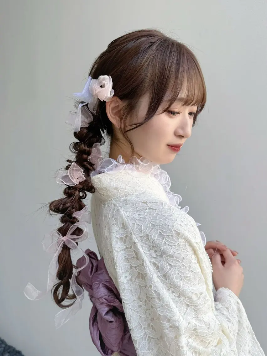 🌸浴衣着付け♡ヘアセット¥14300🌸の写真