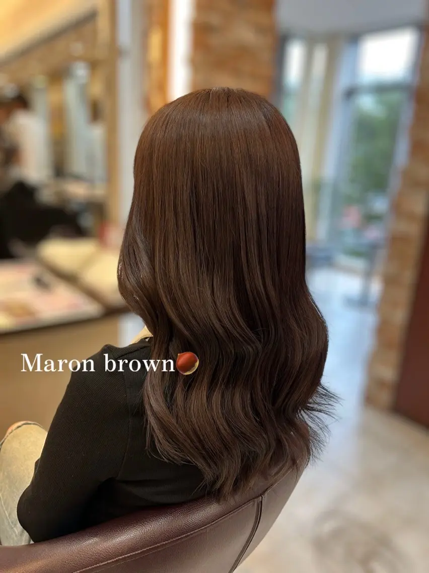 ロング カット ヘアカラー トリートメント 🧸HARUNA 艶髪✨透明感🫧のヘアスタイル