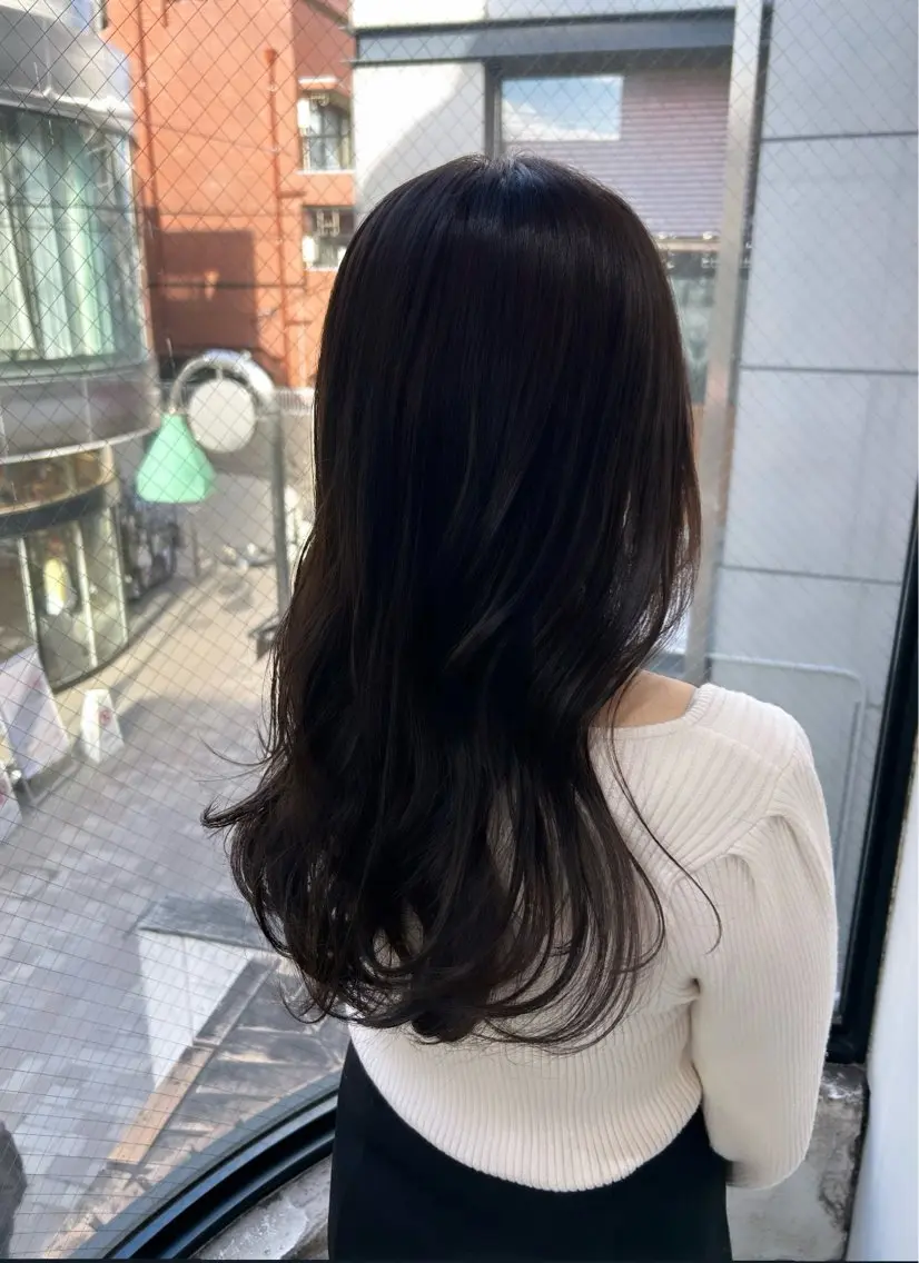 ロング カラー カット ヘアカラー トリートメント 山本美月♥️艶カラー 🦄暖色カラー♥️のヘアスタイル
