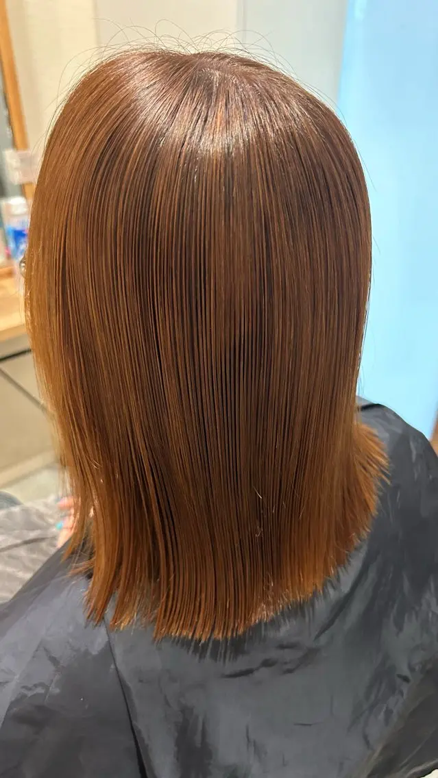 セミロング カラー 似合わせ 顔周りYUUGAのヘアスタイル