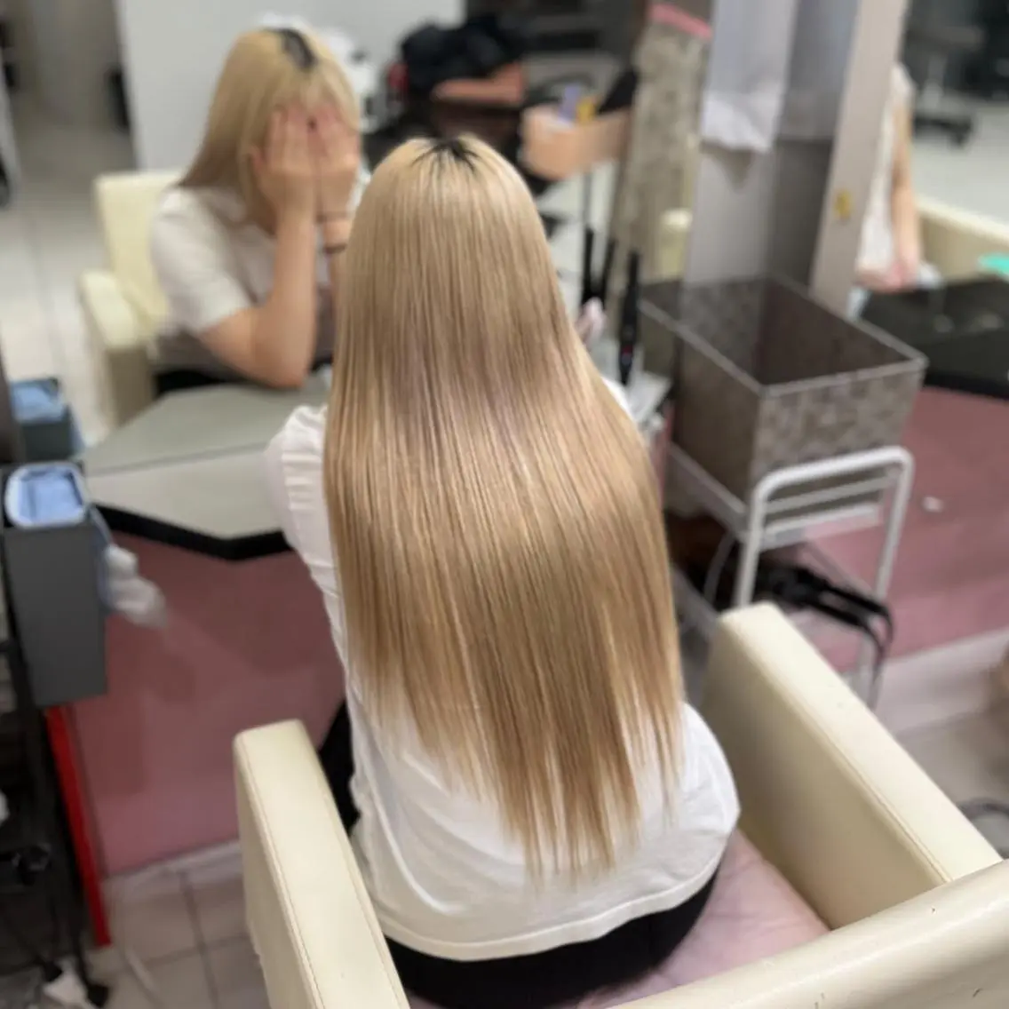 ロング シールエクステ エクステ ロング season ゆみのヘアスタイル