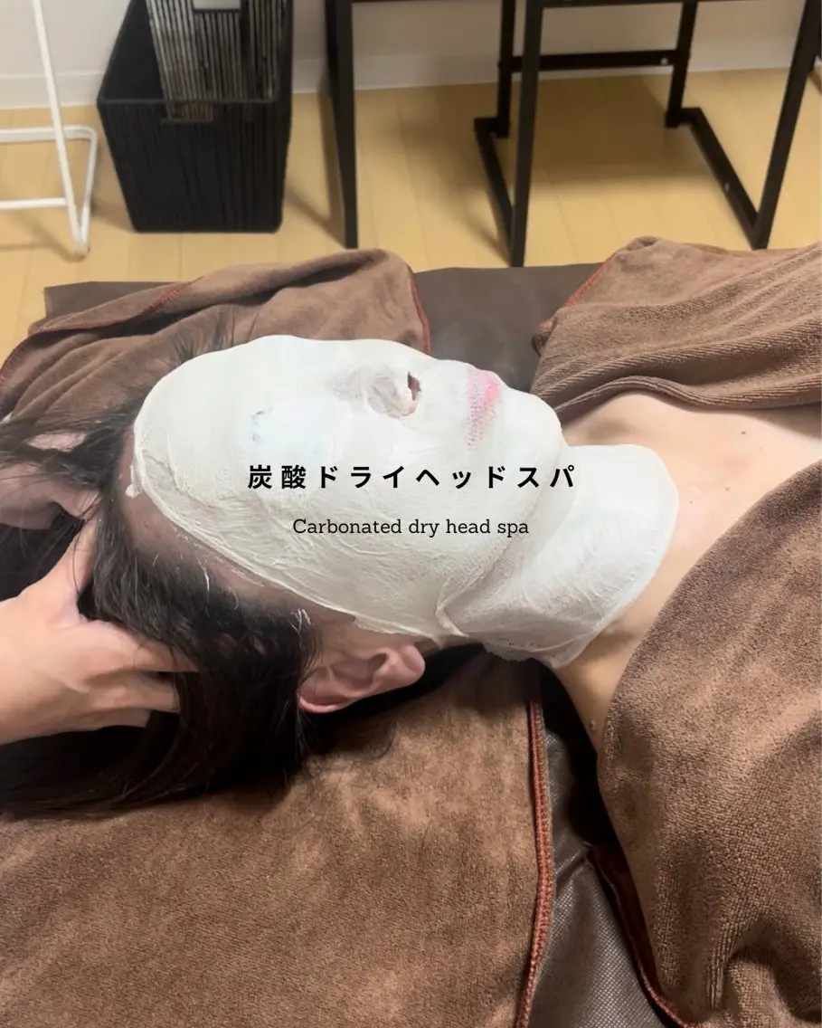 【人気メニュー】炭酸ドライヘッドスパの写真