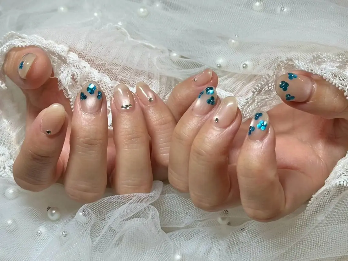 ネイル グリスター 💅のネイルデザイン