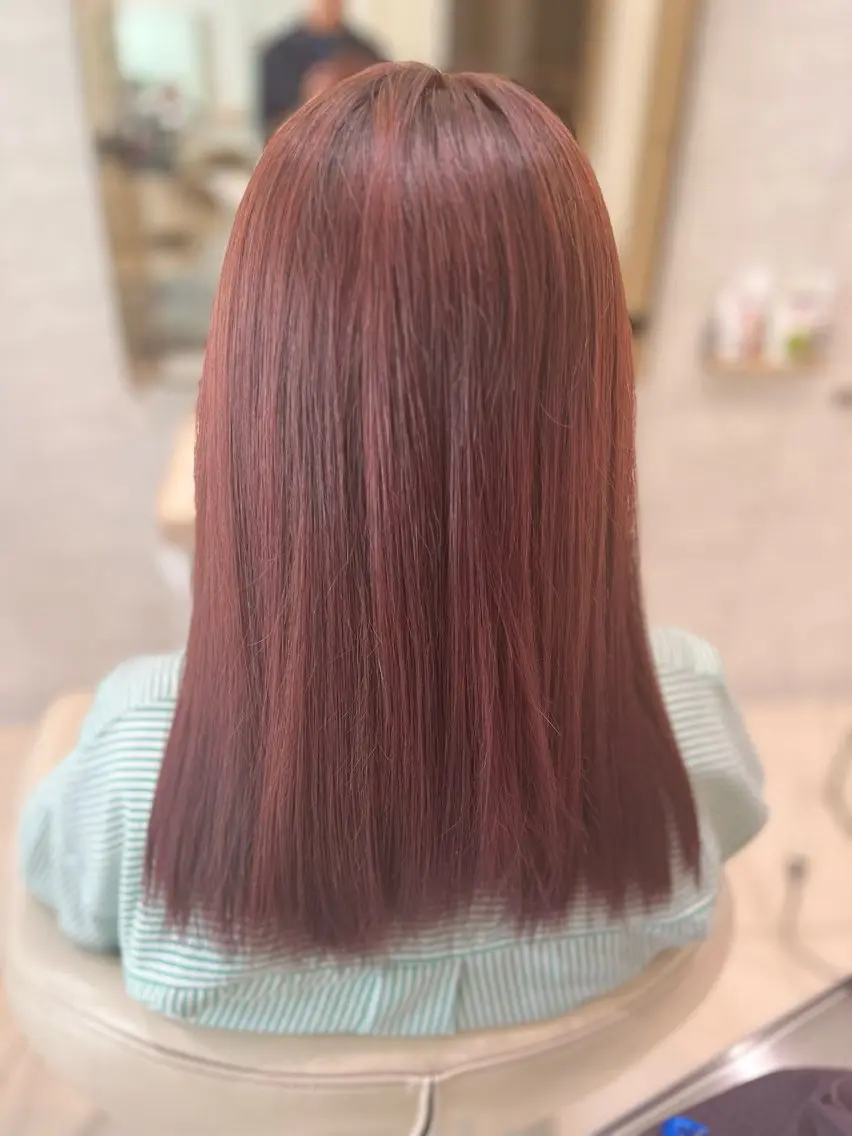 ⭐️新規様限定⭐️艶出しワンカラー+トリートメント(白髪染め可)の写真