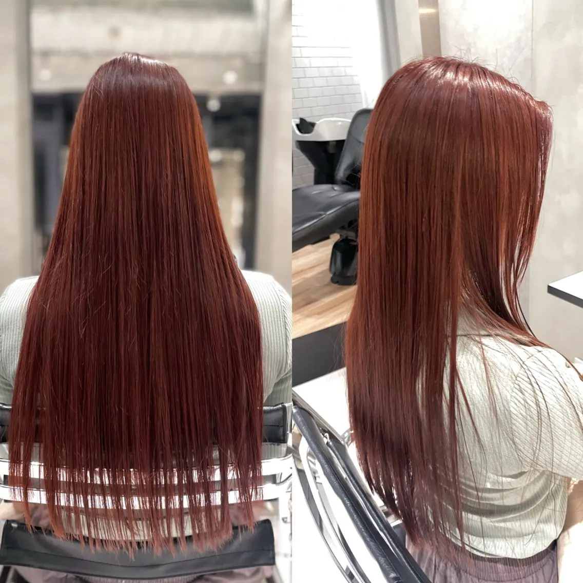 ロング カラー 佐野 えり奈のヘアスタイル