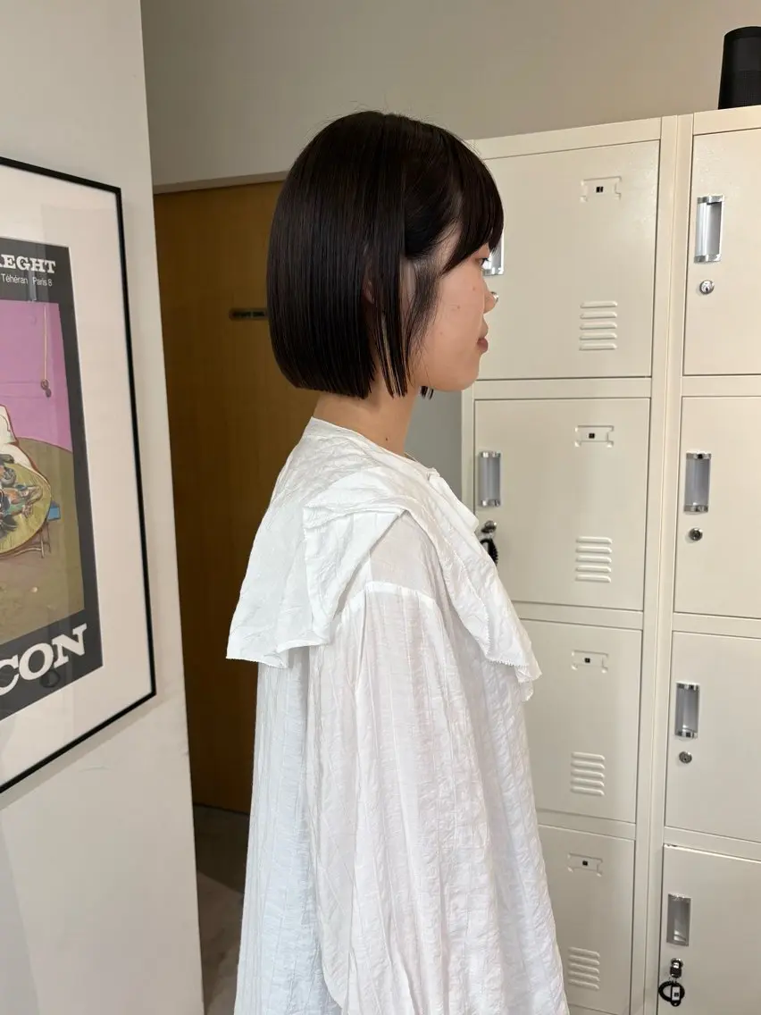 ショート カラー ブリーチ ケアブリーチ 透明感カラー ダブルカラー ブリーチなしカラー カット ヘアカラー MARI ｟津田沼駅｠のヘアスタイル