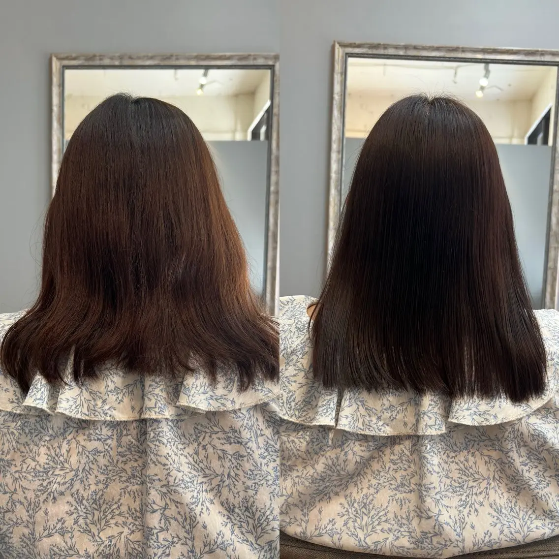 セミロング 粥川 幸彦のヘアスタイル