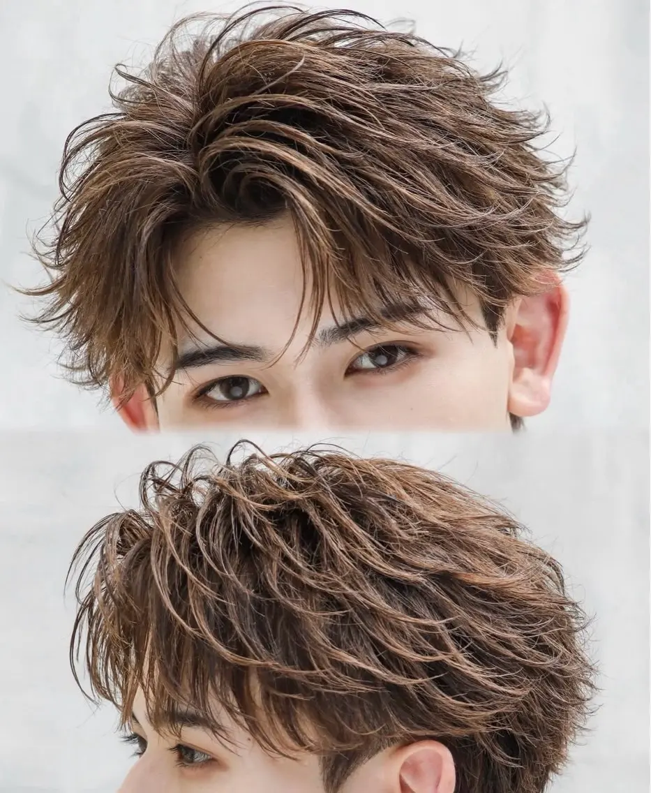 パーマ メンズ フェザーパーマ メンズパーマ カット パーマ トリートメント メンズ職人🔥 セイナ❤️‍🔥のヘアスタイル