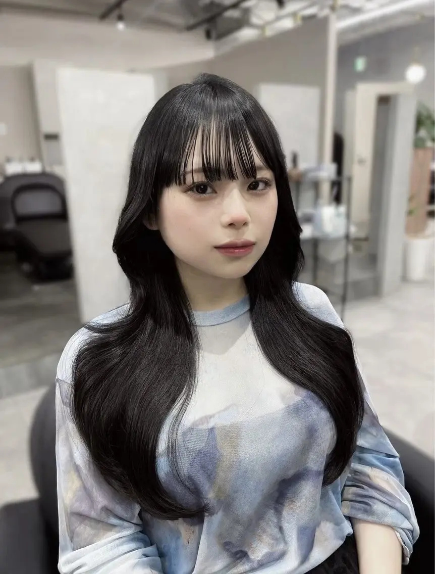 ロング カラー ヘアカラー The Ect 江坂Kurumiのヘアスタイル