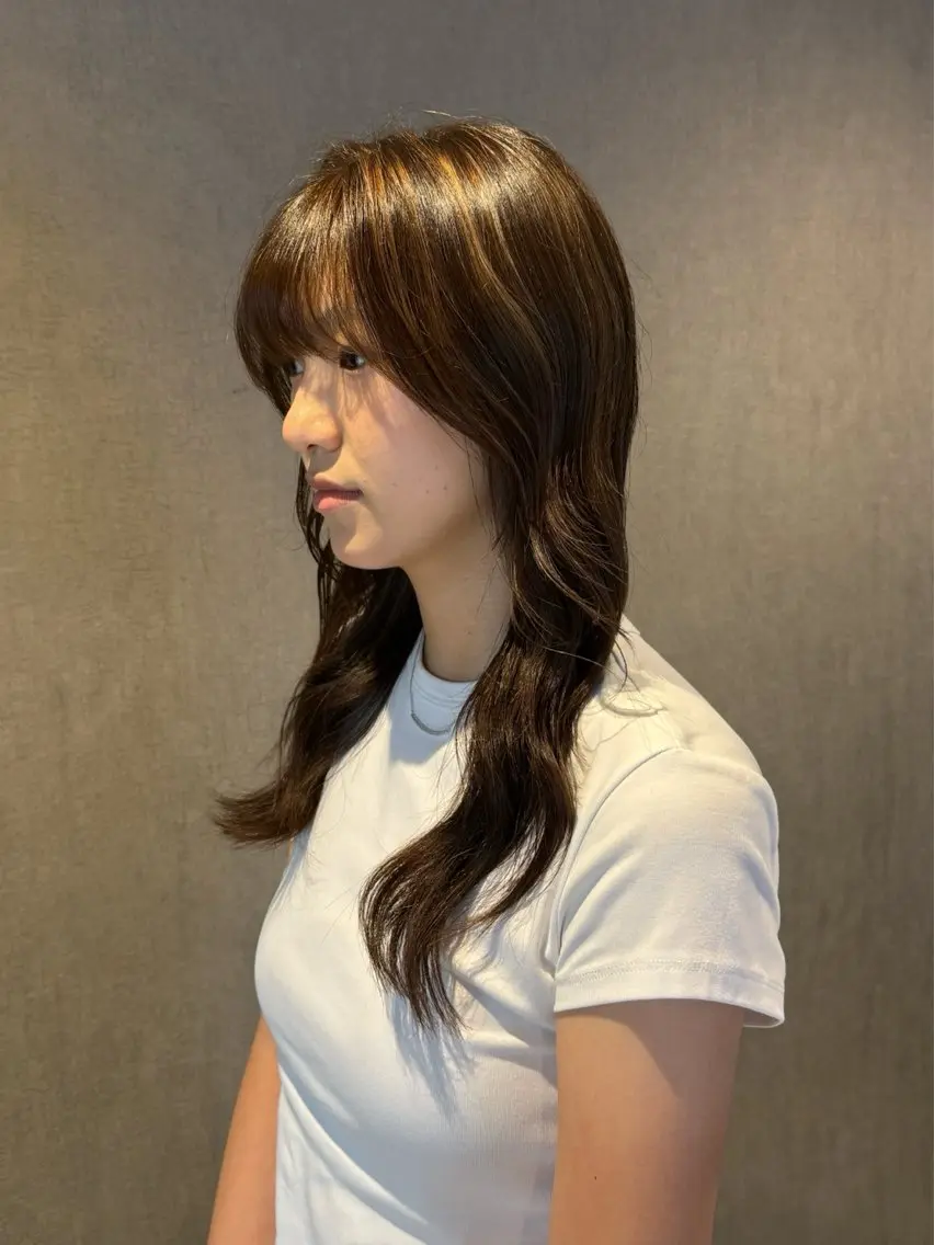 ロング ハイトーンカラー 縮毛矯正/ジャックのヘアスタイル