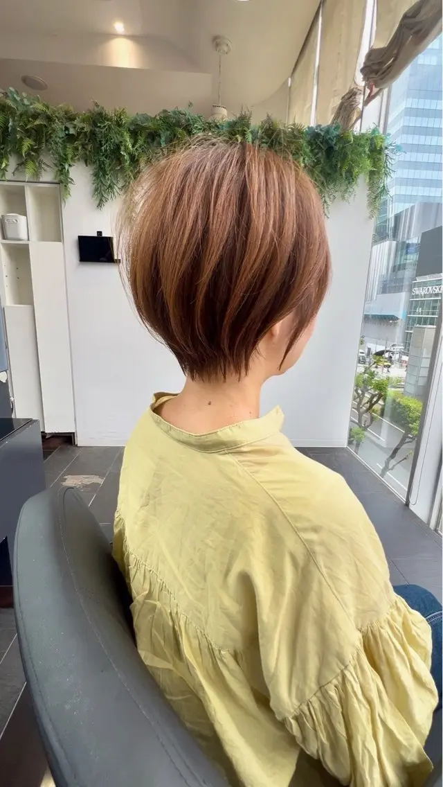 ショート パーマ 似合わせカット ショートヘア カット 縮毛矯正 トリートメント お悩み解決ショート/ 似合わせカット/といのヘアスタイル
