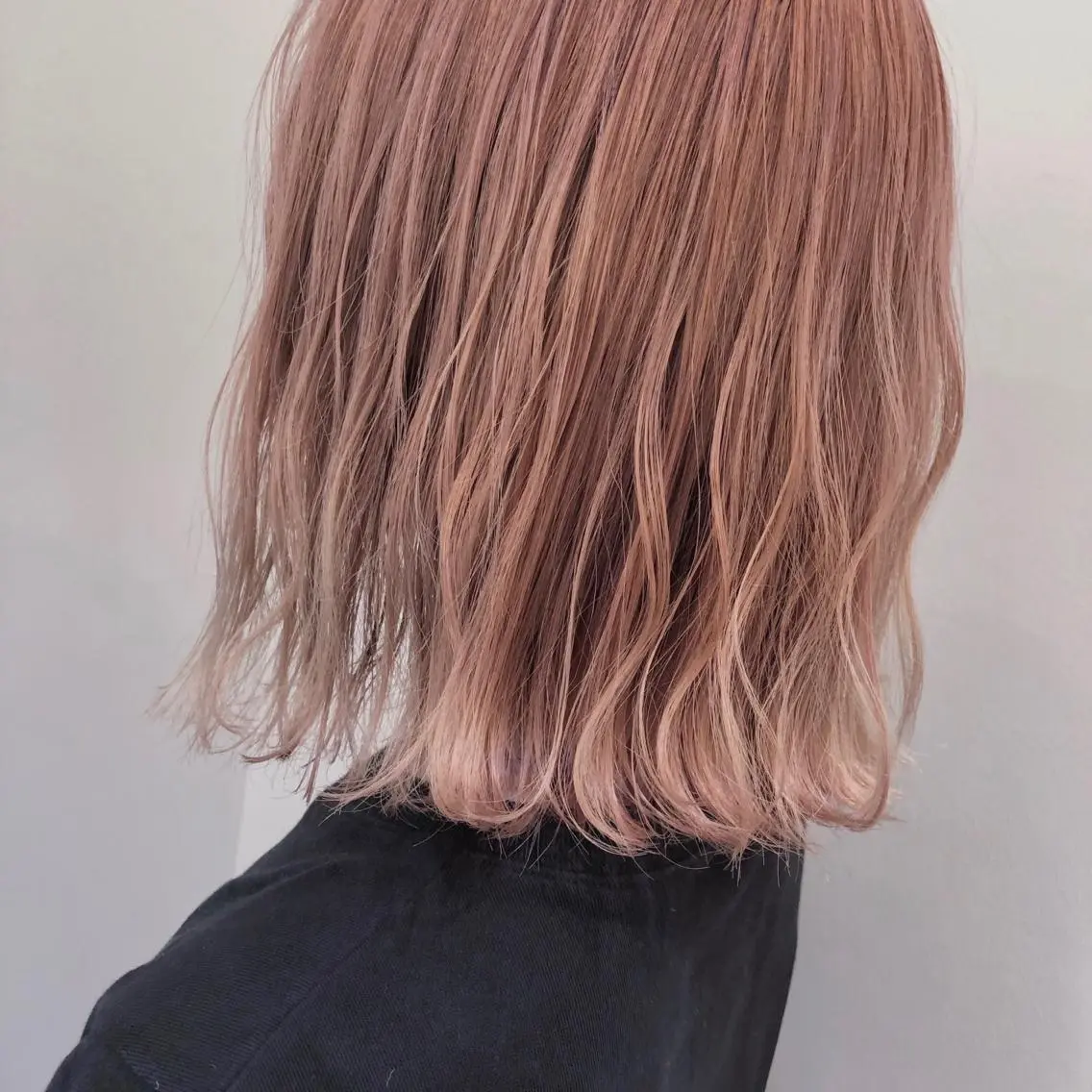 カラー ベージュカラー 透明感カラー ダブルカラー ピンクカラー ピンクベージュ 中澤 美緒のヘアスタイル