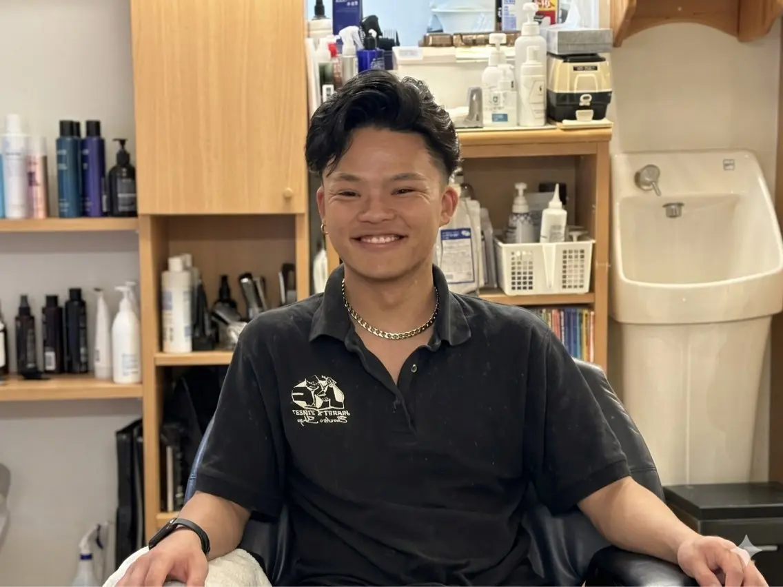 ショート メンズ 堤 楽歩のヘアスタイル