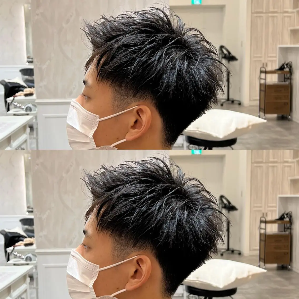 メンズ 梅田 カットモデル募集のヘアスタイル