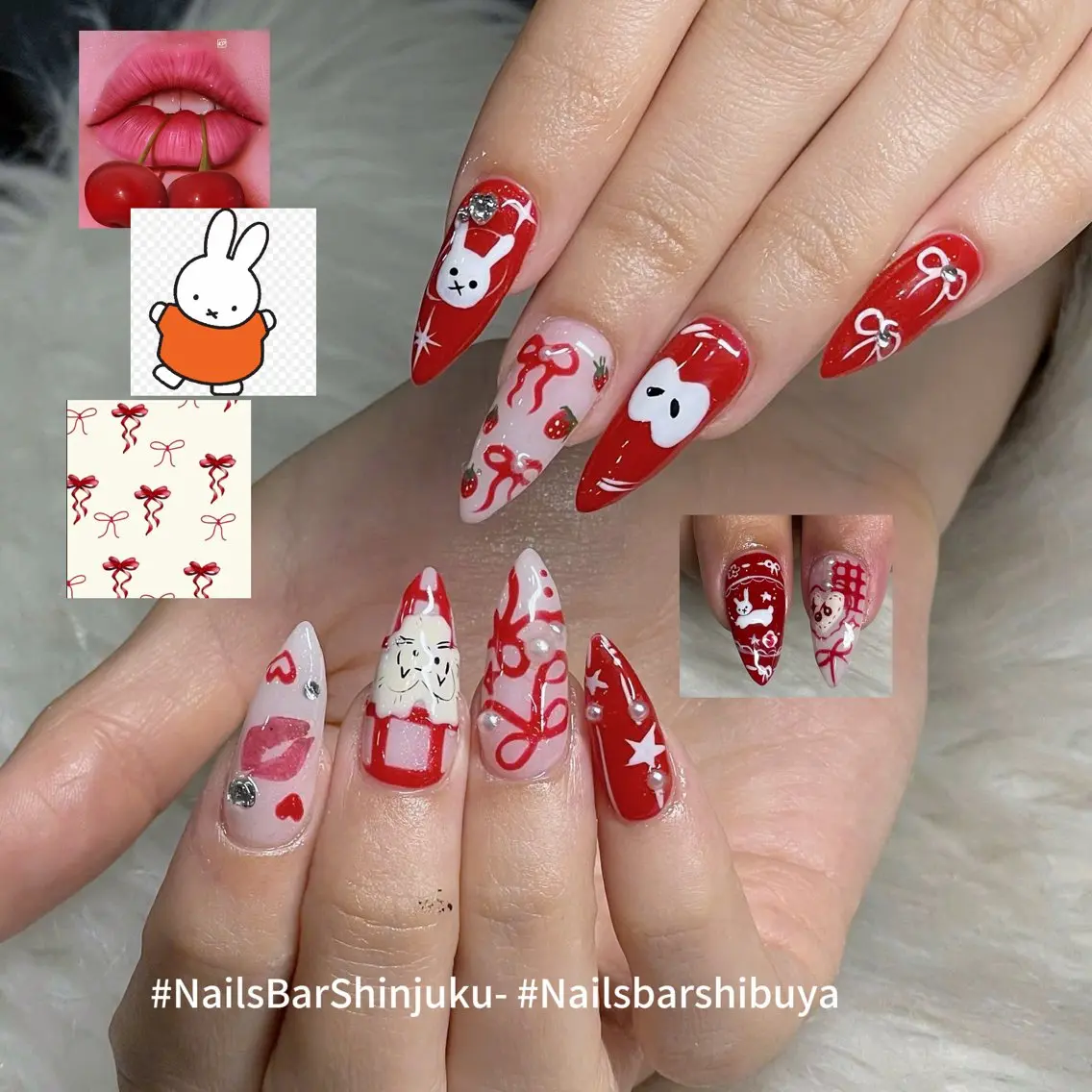 ネイル 長さ出し フレンチネイル ジェルネイル 韓国ネイル ロングネイル NAILS BAR SHINJUKUのネイルデザイン