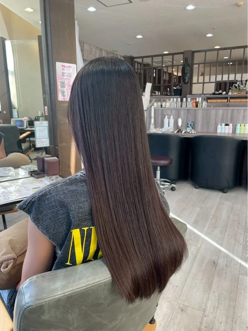 ロング ロング 縮毛矯正 【モデル様募集中】 渡邊 マサキのヘアスタイル