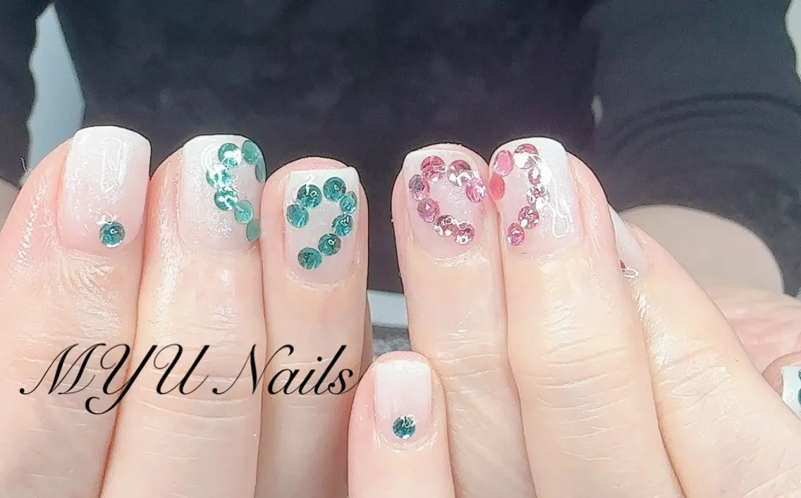 ネイル ニュアンスネイル🌈 MYU Nailsのネイルデザイン
