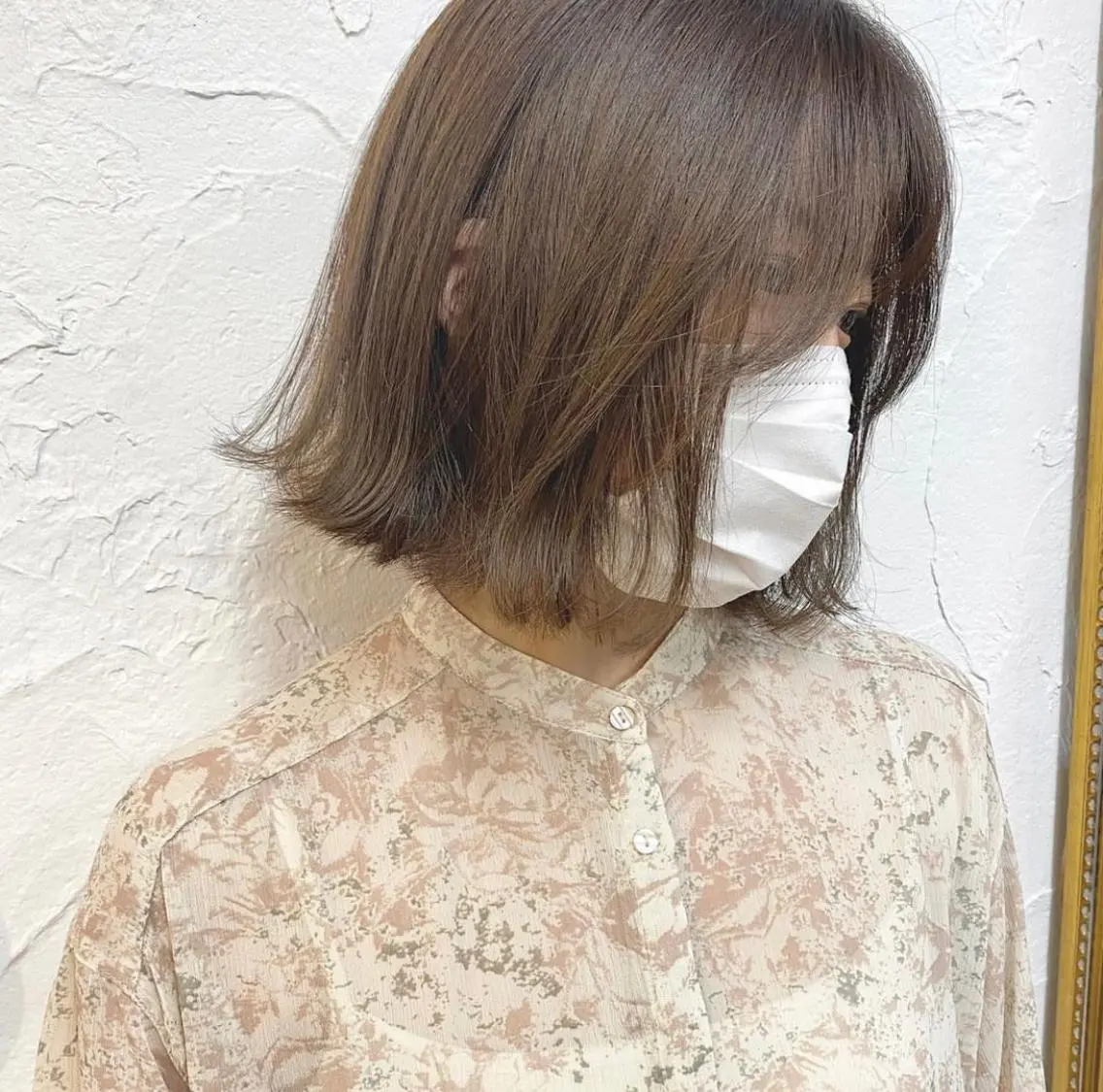 ショート カラー ボブ 似合わせカット 鈴木早記 insta →saki_03sのヘアスタイル