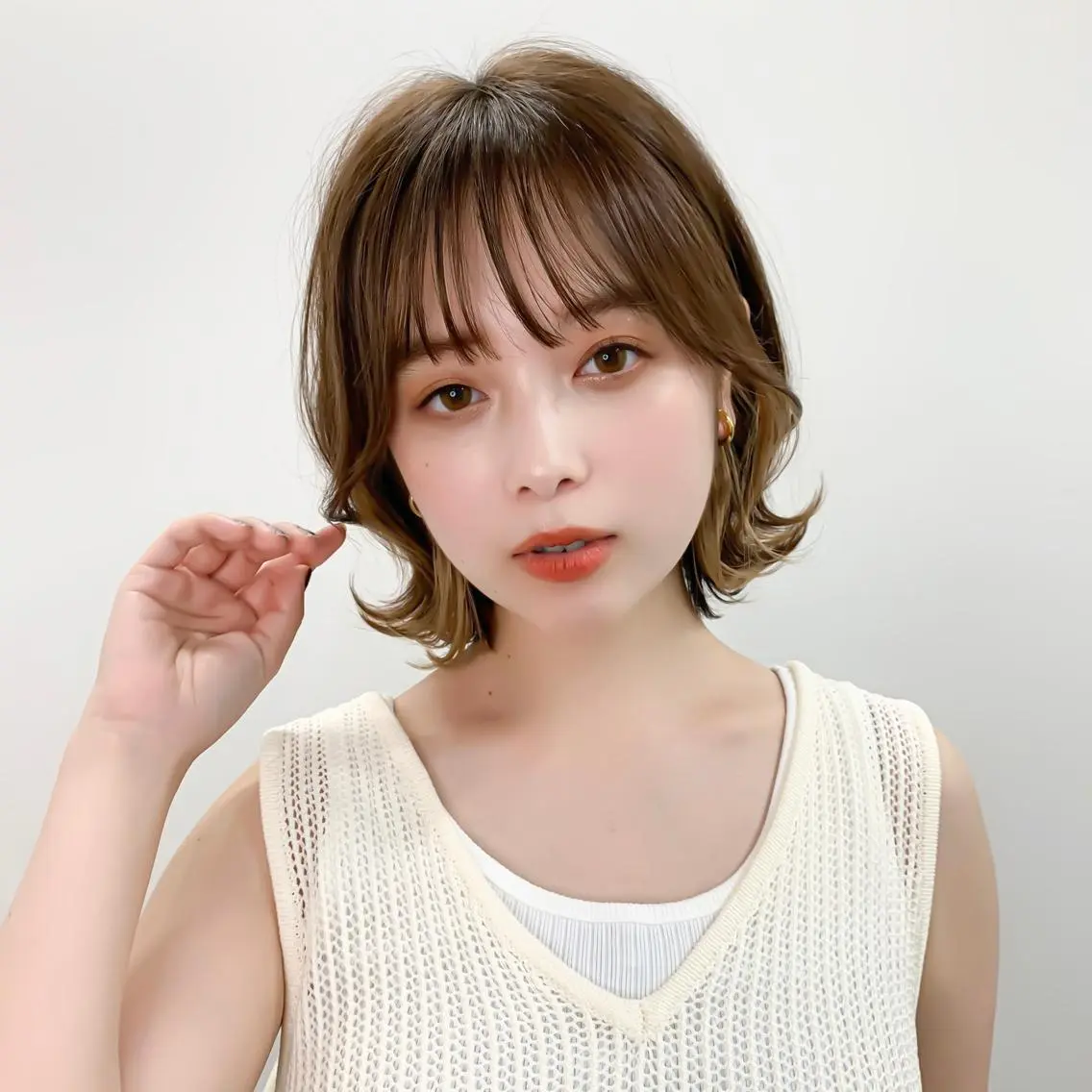 ショート ボブ くびれヘア 韓国風ヘア レイヤーカット ショートヘア メンズカット募集 yuuka 🤍のヘアスタイル
