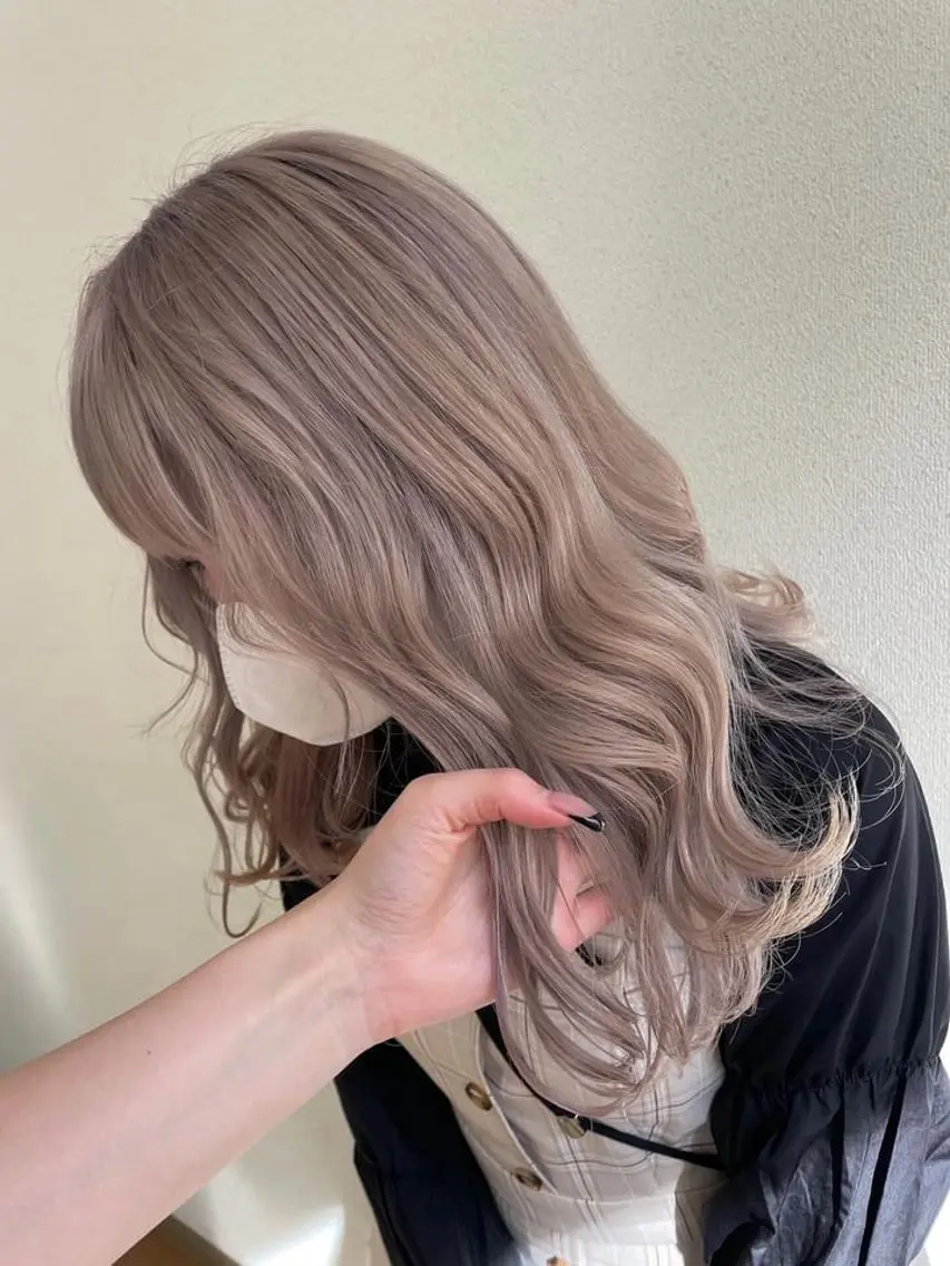 ✨🧡ミニモ限定クーポン🧡✨カット➕痛ませないケアブリーチ➕艶カラー➕髪質改善トリートメントの写真