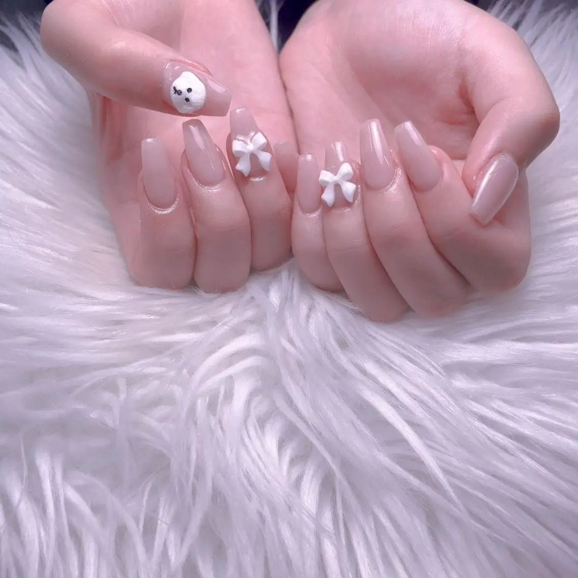 💎チップスカルプワンカラー2個パーツ付きコースの写真