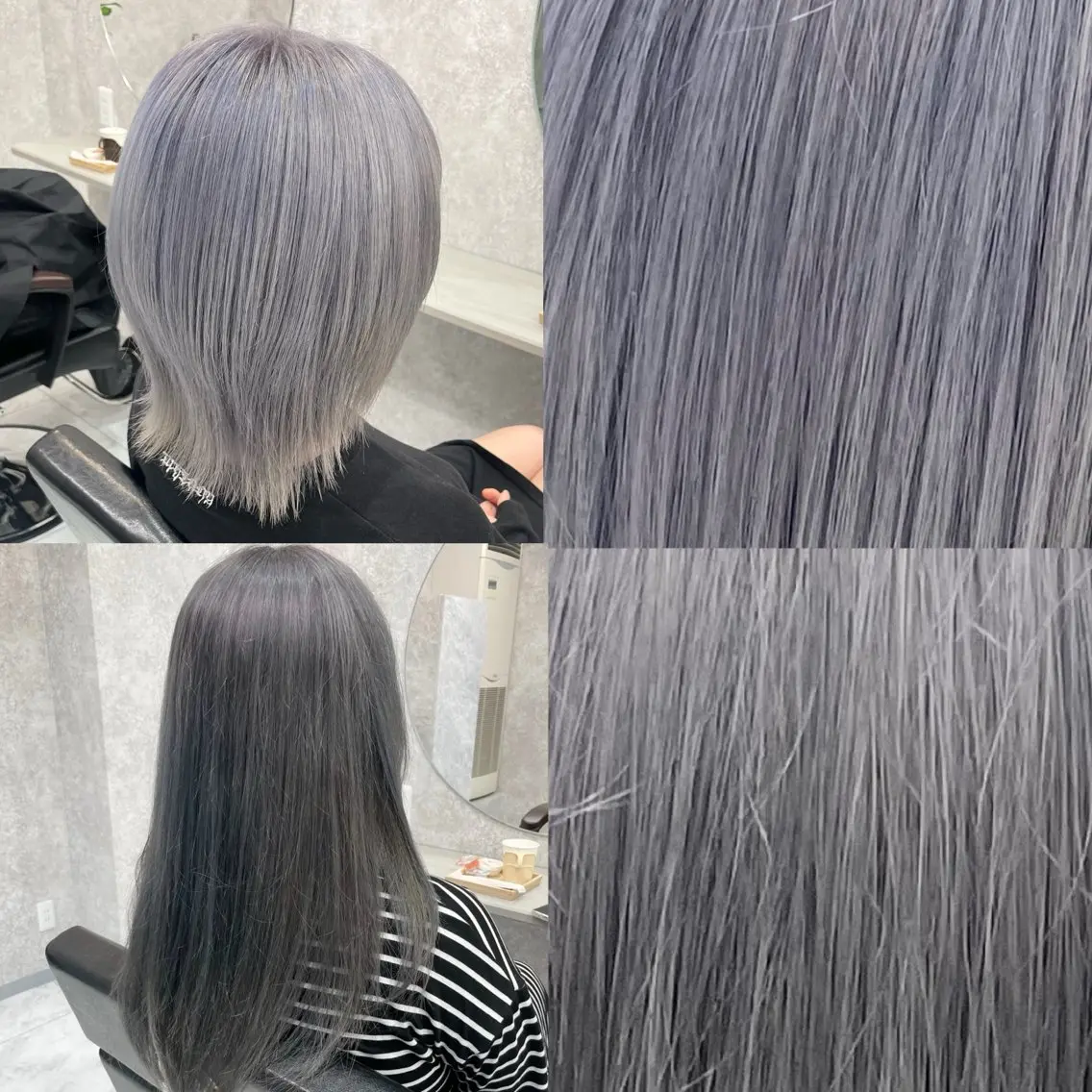 ミディアム 🦋ハイトーン🦋 石山 希理🦋のヘアスタイル