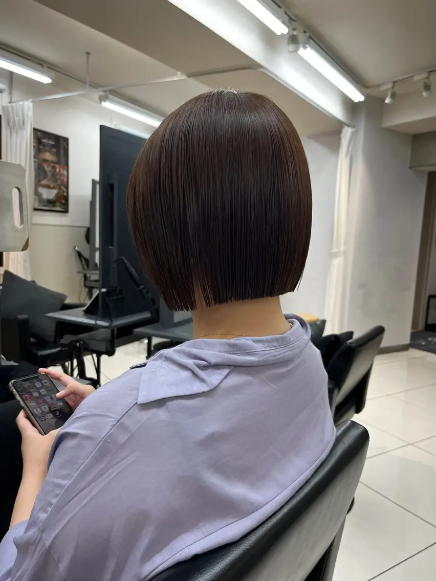 ミディアム パーマ ウルフ🦋顔まわり ❤︎ ͛めいのヘアスタイル