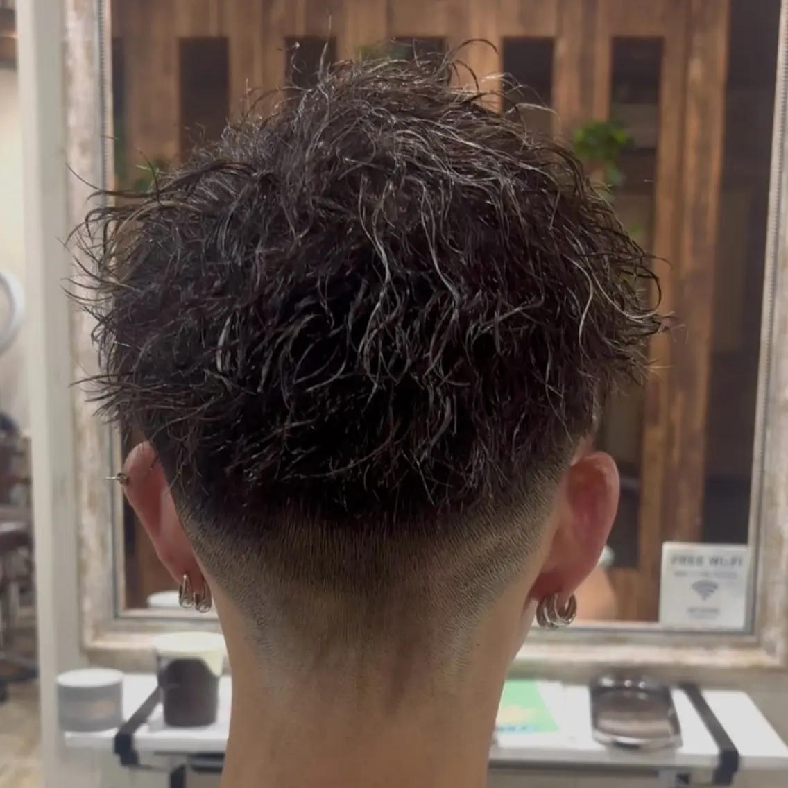ショート カラー パーマ メンズ カット ヘアカラー パーマ 💥桜木町メンズ専門 💥ルキのヘアスタイル
